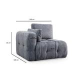 Amaris 3-Sitzer Sofa, 290x100 cm - ZEN ZONE Furniture
