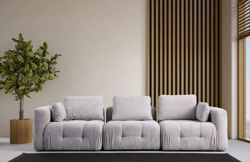 Amaris 3-Sitzer Sofa in Hellgrau, 290x100 cm von Atelier Del Sofa – Bild 1