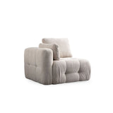Amaris 3-Sitzer Sofa mit Pouf, 290x200 cm - ZEN ZONE Furniture