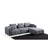 Amaris 3-Sitzer Sofa mit Pouf, 290x200 cm - ZEN ZONE Furniture