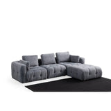 Amaris 3-Sitzer Sofa mit Pouf, 290x200 cm - ZEN ZONE Furniture