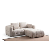 Amaris Ecksofa, Rechte Seite, 200x200 cm - ZEN ZONE Furniture