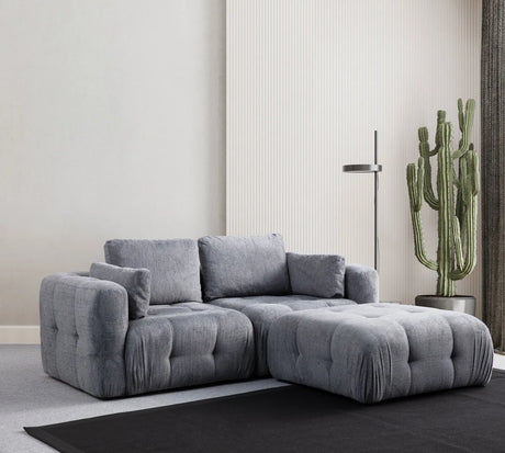 Amaris Ecksofa, Rechte Seite, 200x200 cm - ZEN ZONE Furniture