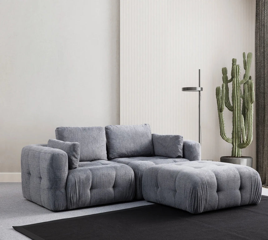 Amaris Ecksofa, Rechte Seite, 200x200 cm - ZEN ZONE Furniture