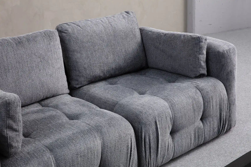 Amaris Ecksofa, Rechte Seite, in Grau, 200x200 cm von Atelier Del Sofa – Bild 2