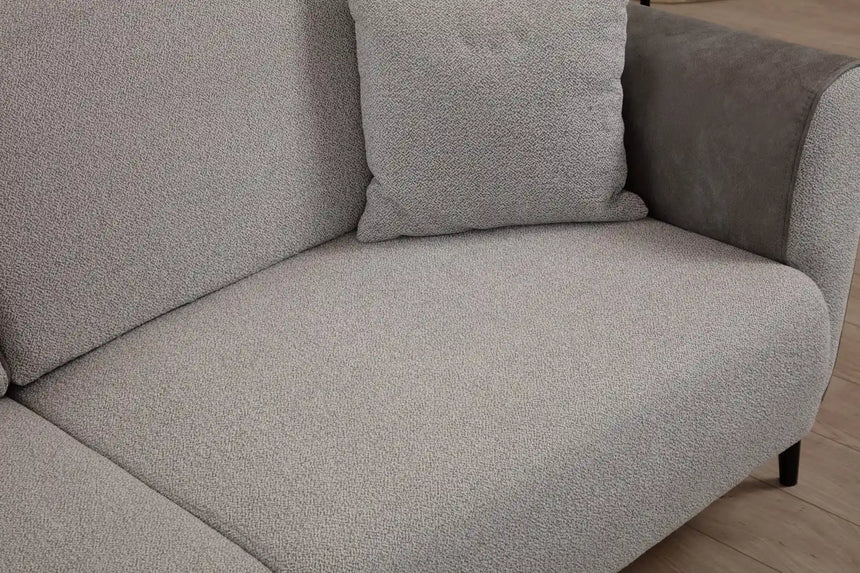Aren 3-Sitzer Schlafsofa in Grau, 215x85 cm von Atelier Del Sofa – Bild 4
