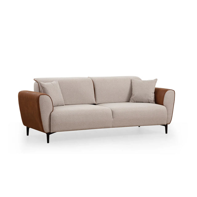Aren 3-Sitzer Schlafsofa in Zimtbeige, 215x85 cm von Atelier Del Sofa – Bild 10