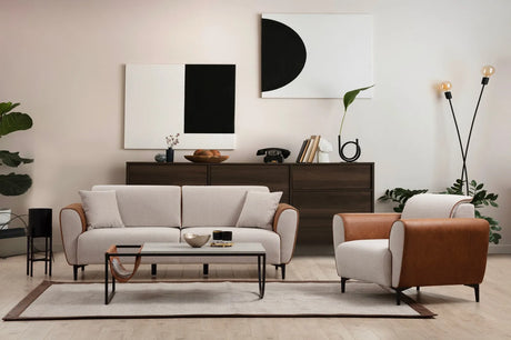Aren 3-Sitzer Schlafsofa in Zimtbeige, 215x85 cm von Atelier Del Sofa – Bild 2
