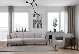 Aren Eckschlafsofa, Linke Seite, in Grau, 260x150 cm von Atelier Del Sofa – Bild 3