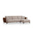 Aren Eckschlafsofa, Rechte Seite, 260x150 cm - ZEN ZONE Furniture