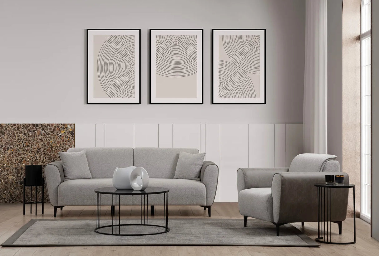 Aren Sessel in Grau, 100x85 cm von Atelier Del Sofa – Bild 4