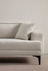 Astana 3-Sitzer Sofa in Ecru, 234x100 cm von Atelier Del Sofa – Bild 9