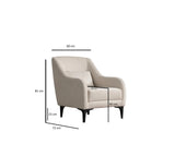 Astana Sessel in Ecru, 81x60 cm von Atelier Del Sofa – Bild 5