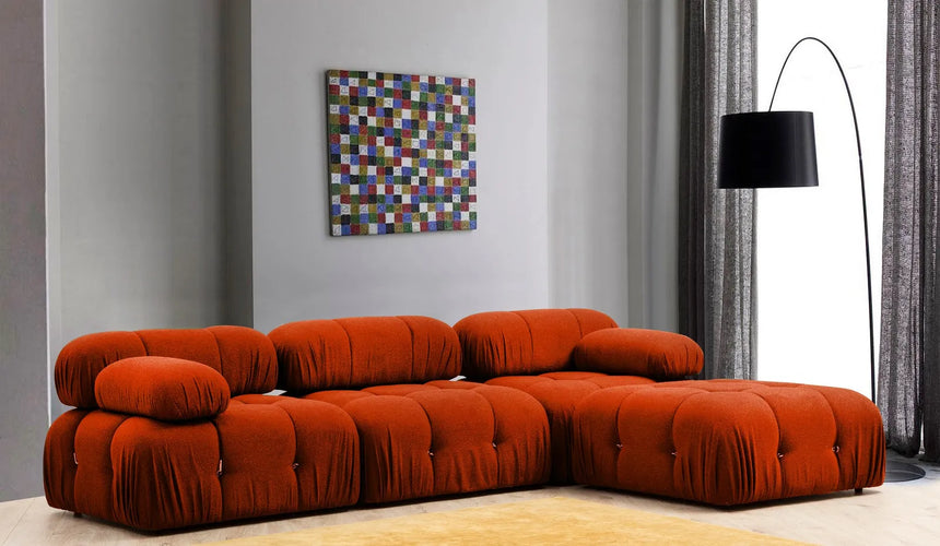 Bubble Ecksofa mit Pouf, 288x190 cm von Atelier Del Sofa – Bild 1