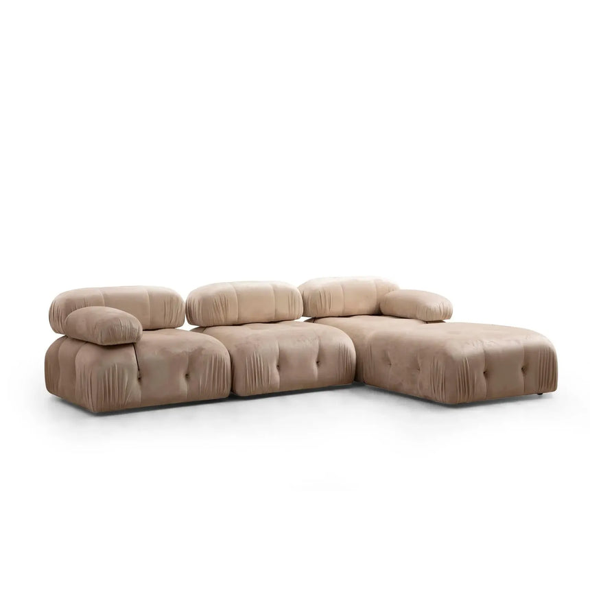 Bubble Ecksofa mit Pouf, 288x190 cm - ZEN ZONE Furniture