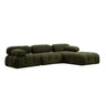 Bubble Corner Sofa with Ottoman, 288x190 cm