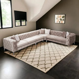 Como Ecksofa, Kurze Seite Rechts, in Beige, 350x270 cm von Atelier Del Sofa – Bild 3