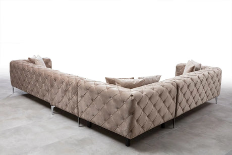 Como Ecksofa in Beige, 350x270 cm von Atelier Del Sofa – Bild 3