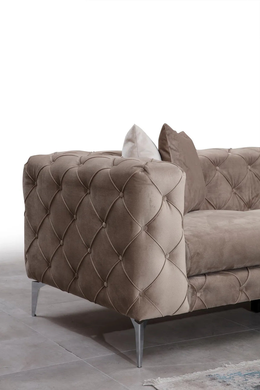 Como Ecksofa in Beige, 350x270 cm von Atelier Del Sofa – Bild 4