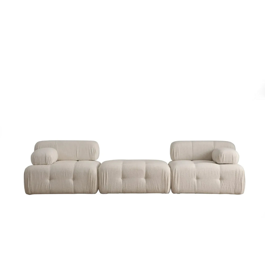 Doblo 3-Sitzer Sofa mit Pouf mittig, 300x100 cm - ZEN ZONE Furniture
