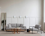 Eti 3-Sitzer Sofa in Grau, 220x98 cm von Atelier Del Sofa – Bild 1