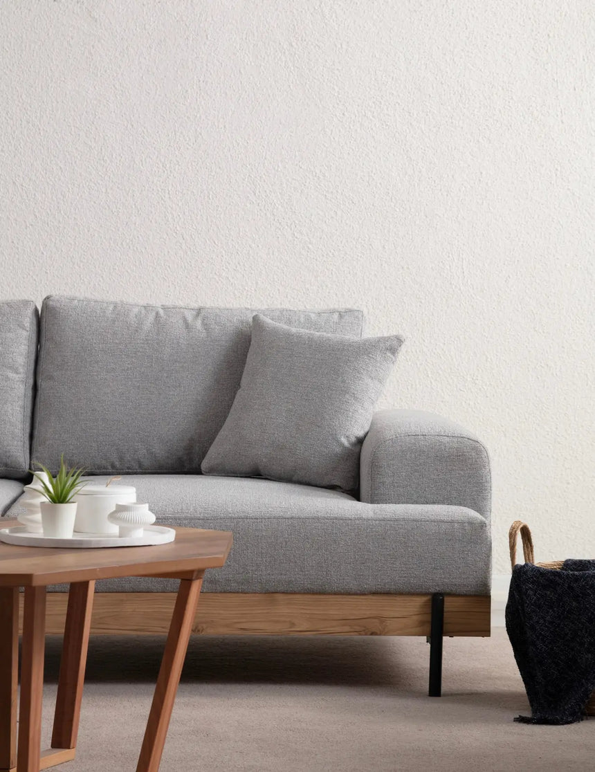 Eti 3-Sitzer Sofa in Grau, 220x98 cm von Atelier Del Sofa – Bild 4