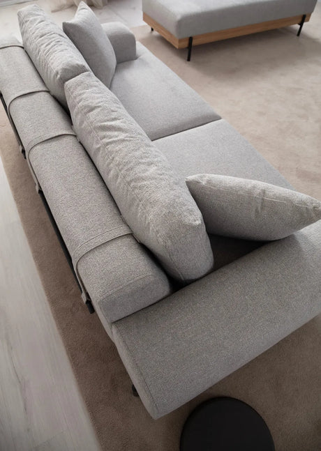 Eti 3-Sitzer Sofa in Grau, 220x98 cm von Atelier Del Sofa – Bild 6