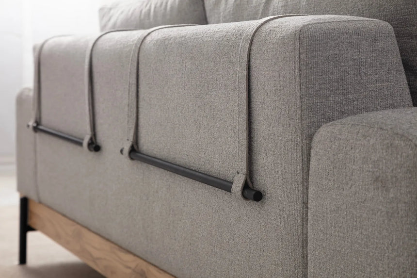 Eti 3-Sitzer Sofa in Grau, 220x98 cm von Atelier Del Sofa – Bild 7