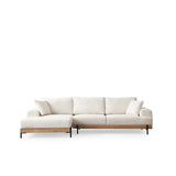 Canapé d'angle Eti, côté gauche, 280x170 cm