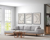 Eti Ecksofa, Linke Seite, in Grau und Eiche, 280x170 cm von Atelier Del Sofa – Bild 2