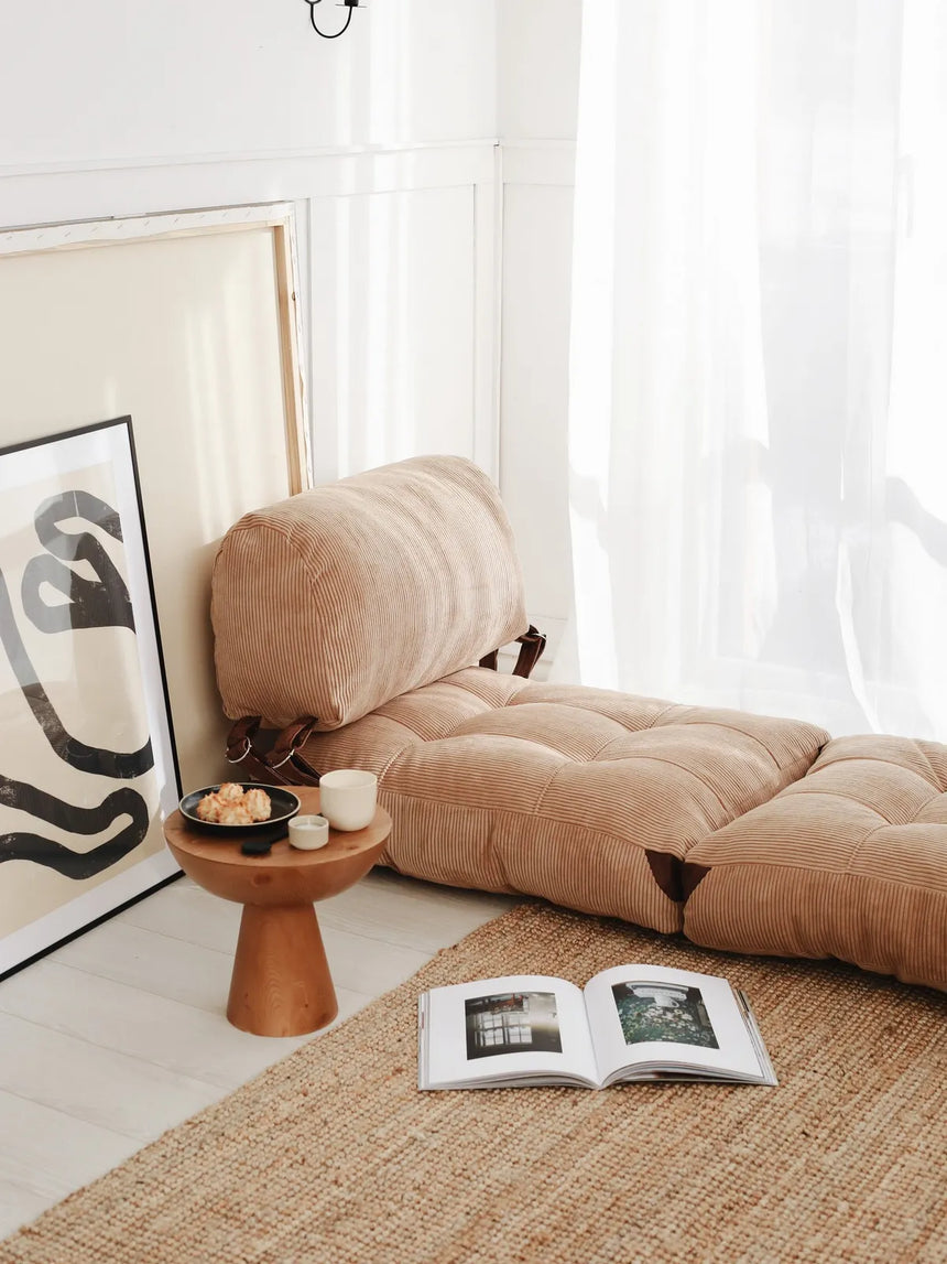 Fold 1-Sitzer Schlafsofa in Kamel, 80x70 cm von Atelier Del Sofa – Bild 3