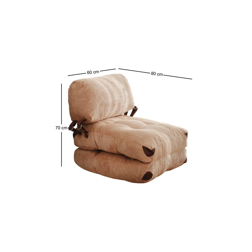 Fold 1-Sitzer Schlafsofa, 80x70 cm - ZEN ZONE Furniture