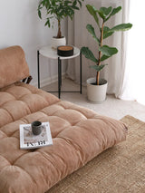 Fold 2-Sitzer Schlafsofa in Kamel, 120x79 cm von Atelier Del Sofa – Bild 7