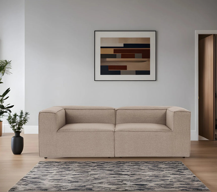 Fora 2-Sitzer Sofa in Braun, 214x105 cm von Atelier Del Sofa – Bild 3