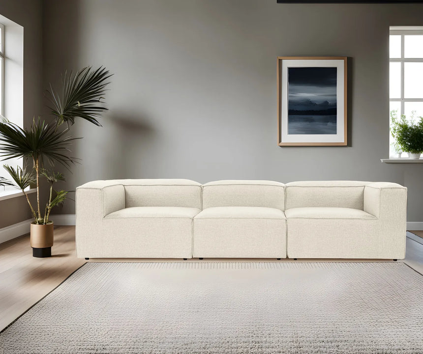 Fora 3-Sitzer Sofa in Ecru, 297x105 cm von Atelier Del Sofa – Bild 3