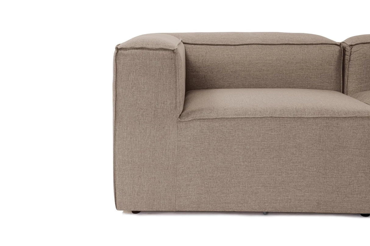 Fora Ecksofa, Rechte Seite, in Braun, 297x190 cm von Atelier Del Sofa – Bild 12