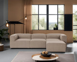 Fora Ecksofa, Rechte Seite, in Braun, 297x190 cm von Atelier Del Sofa – Bild 3