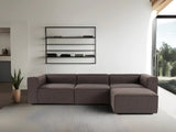 Fora Ecksofa, Rechte Seite, in Dunkelbraun, 297x190 cm von Atelier Del Sofa – Bild 1