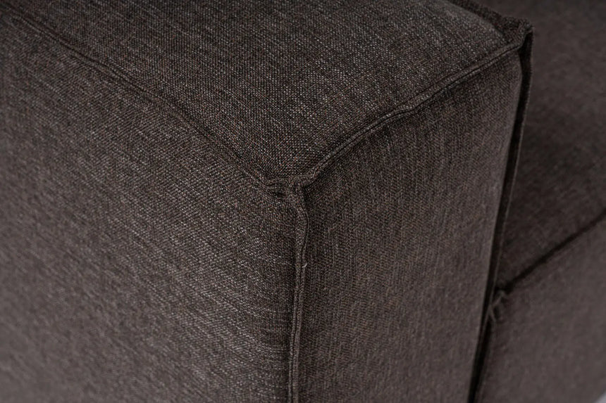 Fora Ecksofa, Rechte Seite, in Dunkelbraun, 297x190 cm von Atelier Del Sofa – Bild 10