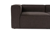 Fora Ecksofa, Rechte Seite, in Dunkelbraun, 297x190 cm von Atelier Del Sofa – Bild 9
