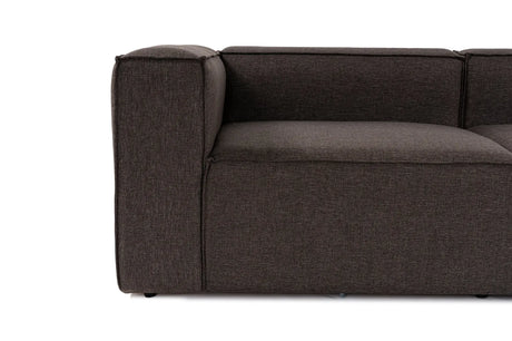 Fora Ecksofa, Rechte Seite, in Dunkelbraun, 297x190 cm von Atelier Del Sofa – Bild 9