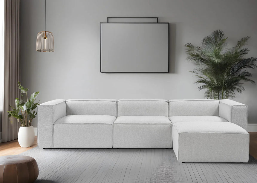 Fora Ecksofa, Rechte Seite, in Grau, 297x190 cm von Atelier Del Sofa – Bild 1