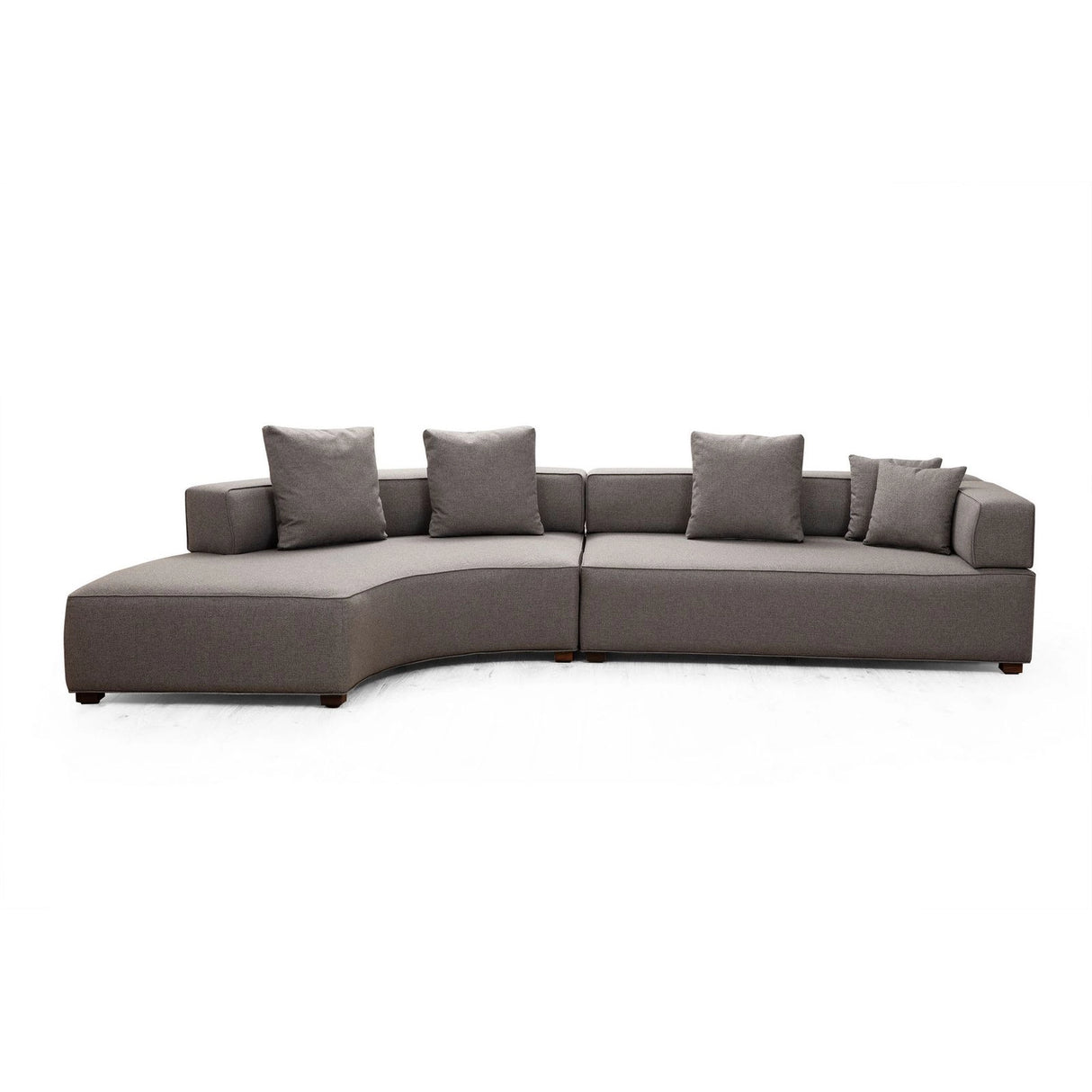 Gondol Ecksofa, Linke Seite, in Grau, 180x105 cm von Atelier Del Sofa – Bild 2