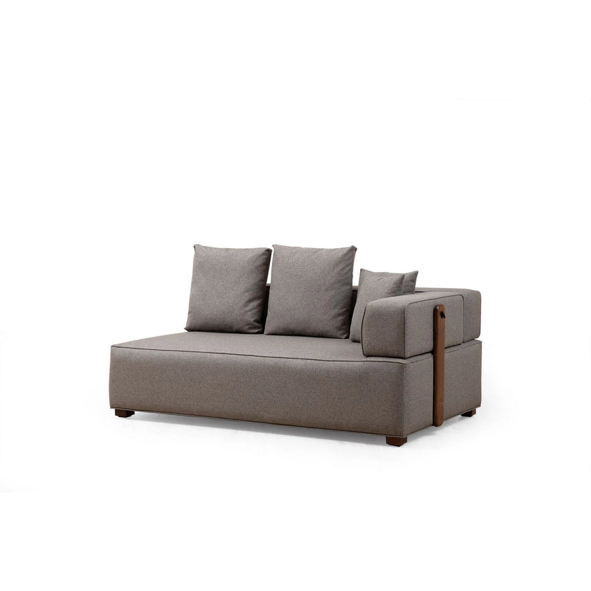 Gondol Ecksofa, Linke Seite, in Grau, 180x105 cm von Atelier Del Sofa – Bild 5