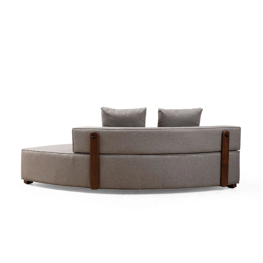 Gondol Ecksofa, Linke Seite, in Grau, 180x105 cm von Atelier Del Sofa – Bild 9