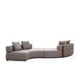 Gondol Ecksofa, Symmetrisch Gespiegelt, in Grau, 380x105 cm von Atelier Del Sofa – Bild 2