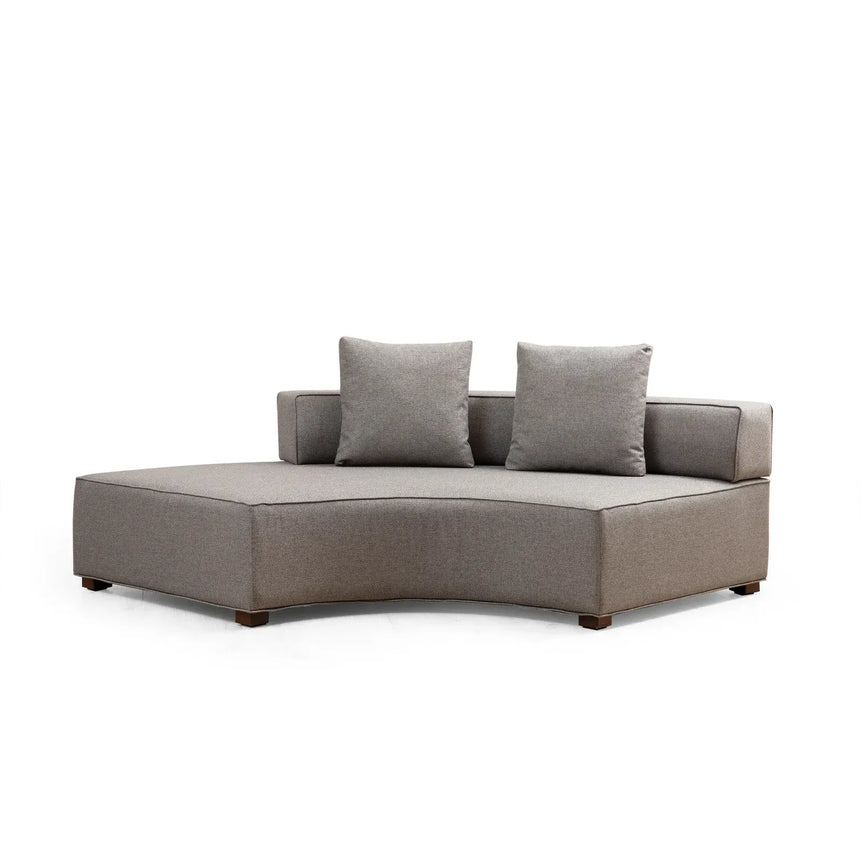 Gondol Panoramasofa in Grau, 360x300 cm - ZEN ZONE Furniture
