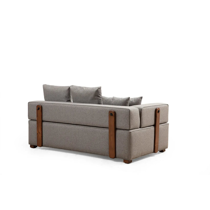Gondol Panoramasofa in Grau, 360x300 cm - ZEN ZONE Furniture