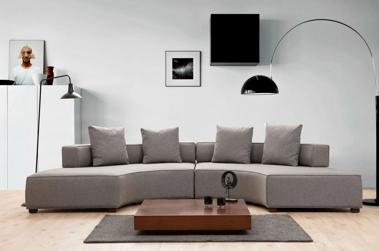 Gondol Panoramasofa in Grau, 360x105 cm von Atelier Del Sofa – Bild 1