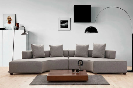 Gondol Panoramasofa in Grau, 360x105 cm von Atelier Del Sofa – Bild 1